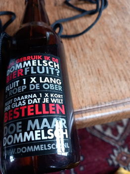 dommelschbier - fluit, UNIEK - 1