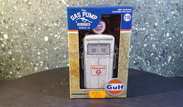 Tokheim 350 twin gas pump GOOD GULF 1:18 Greenlight G408 - 2