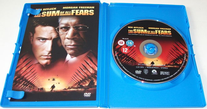 Dvd *** SUM OF ALL FEARS *** Special Collector's Edition - 3