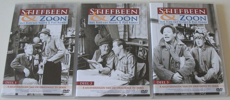 Dvd *** STIEFBEEN & ZOON *** 3-DVD Boxset 12 afleveringen - 3