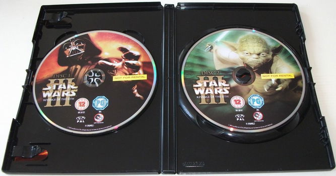 Dvd *** STAR WARS III *** Revenge of The Sith - 3