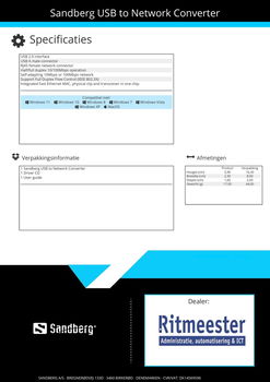 USB to Network Converter flexibele netwerkaansluiting - 2