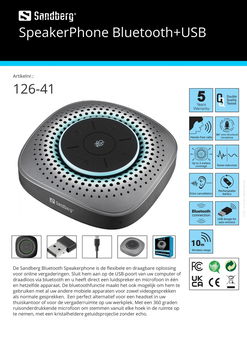 SpeakerPhone Wireless+USB Speaker Draadloos + USB - 4