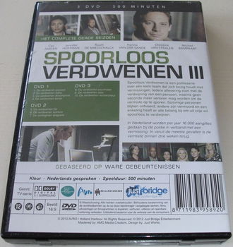 Dvd *** SPOORLOOS VERDWENEN III *** 3-DVD Boxset Seizoen 3 - 1