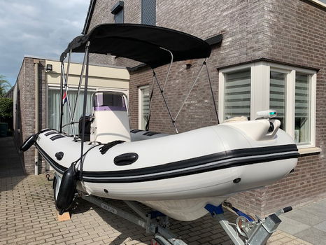 RIB Brig Falcon 500 de luxe met Honda BF 50pk en Marlin kanteltrailer - 0