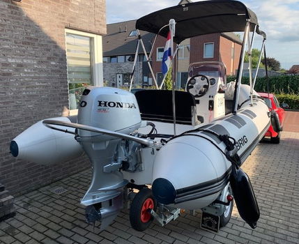 RIB Brig Falcon 500 de luxe met Honda BF 50pk en Marlin kanteltrailer - 2