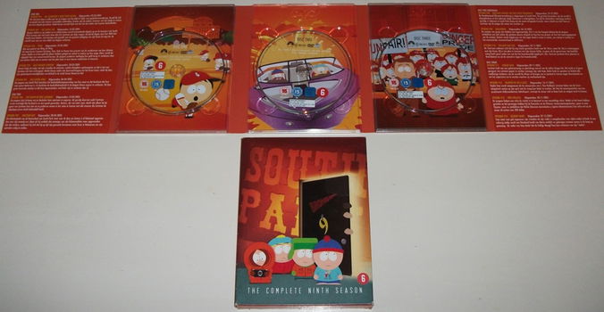 Dvd *** SOUTH PARK *** 3-DVD Boxset Seizoen 9 - 3