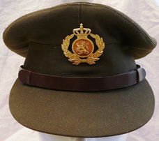 Pet, Uniform, DT63 (Dagelijks Tenue), Officier, Koninklijke Landmacht, maat: 57, 1970.(Nr.1)