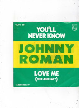 Single Johnny Roman - You'll never know - 0