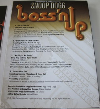 Dvd *** SNOOP DOGG *** Boss'n Up 2-Disc Limited Edition - 3