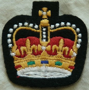 Rang Onderscheiding Mouw / Insignia / Patch, Dress Uniform, Warrant Officer, Canada, jaren'70.(1) - 0