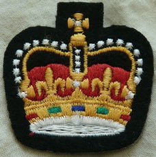 Rang Onderscheiding Mouw / Insignia / Patch, Dress Uniform, Warrant Officer, Canada, jaren'70.(1)