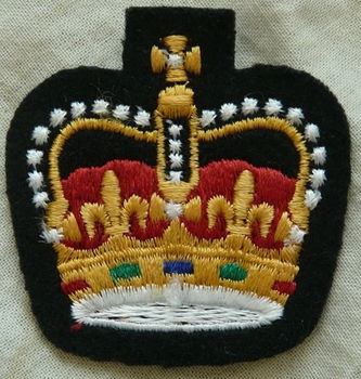 Rang Onderscheiding Mouw / Insignia / Patch, Dress Uniform, Warrant Officer, Canada, jaren'70.(1) - 1