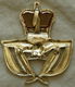 Embleem Baret / Beret Badge, Warrant Officer - Queens Crown, RAF (Royal Air Force), UK, jaren'80.(1) - 4 - Thumbnail