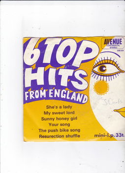 Mini LP - 6 Top Hits from England (33t) - 0