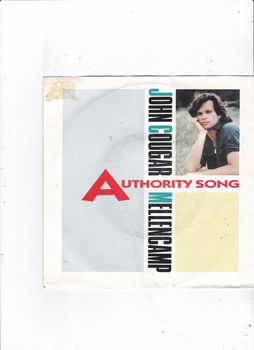 Single John Cougar Mellencamp - Authority song - 0