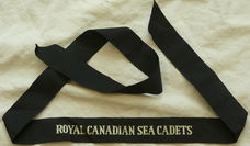 Bandtitel / Cap-Tally, Matrozenschuitje / Naval Cap, Royal Canadian Sea Cadets, Canada Navy.(Nr.1)