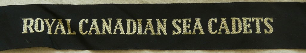 Bandtitel / Cap-Tally, Matrozenschuitje / Naval Cap, Royal Canadian Sea Cadets, Canada Navy.(Nr.1) - 1