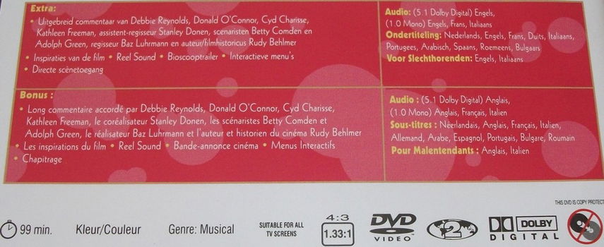 Dvd *** SINGIN' IN THE RAIN *** - 2