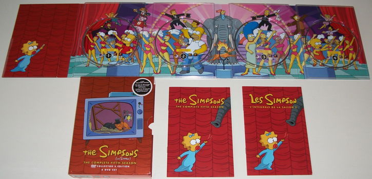 Dvd *** SIMPSONS *** 4-DVD Boxset Seizoen 5 - 3