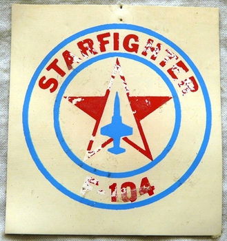 Embleem / Patch, F-104 Starfighter, Turkse Luchtmacht, jaren'70/'80.(Nr.1) - 0