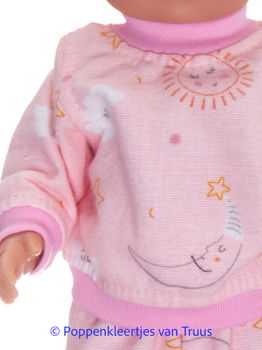 Baby Born Badpopje 32 cm Pyjama sweet dreams/roze - 1