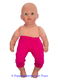 Annabel 36 cm Setje roze/fuchsia/roosjes - 2 - Thumbnail