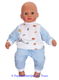 Annabel 36 cm Jongens pyjama auto's blauw/wit - 0 - Thumbnail