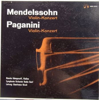 LP - Mendelssohn*Paganini - Ricardo Odnoposoff, piano - 0