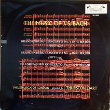 2-LP- BACH - Brandenburg Concerto - Philomusica of London, Thurston Dart