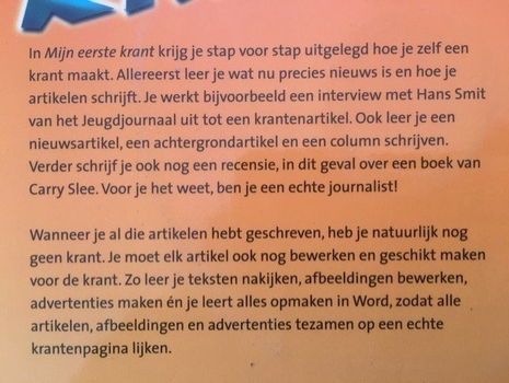 Mijn eerste krant - Doe-boek incl. cd-rom - 1