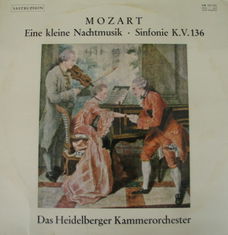 LP - Mozart - Eine kleine Nachtmusik - Sinfonie K.V. 136