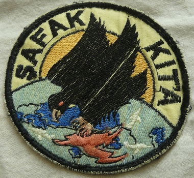 Embleem / Patch, SAFAK KITA (BUZZARD), Freedom Fighter Squadron, Turkije, 1981-1987.(Nr.1) - 0