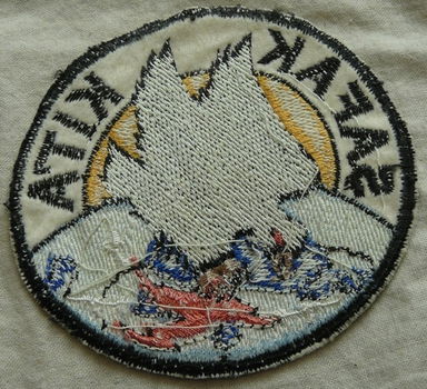 Embleem / Patch, SAFAK KITA (BUZZARD), Freedom Fighter Squadron, Turkije, 1981-1987.(Nr.1) - 2