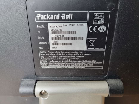 Packard Bell scherm met voedingskabel - 6