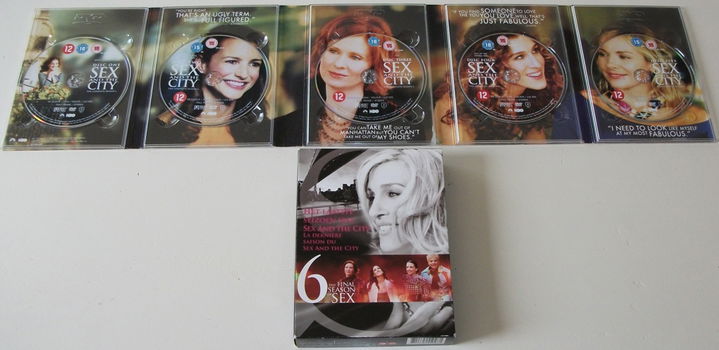 Dvd *** SEX AND THE CITY *** 5-Disc Boxset Seizoen 6 - 3