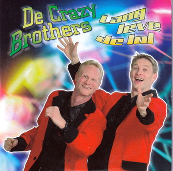 De Crazy Brothers – Lang Leve De Lol (2 Track CDSingle) Nieuw - 0