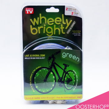 Wheely Bright Green 2-pack | LED verlichting fiets | NIEUW - 1