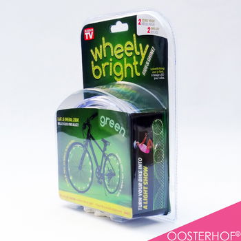 Wheely Bright Green 2-pack | LED verlichting fiets | NIEUW - 2