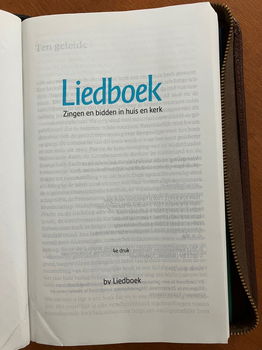 Liedboek (2013) in leren omslag - 1