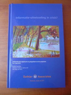 Informatie-uitwisseling in crisis? - Duthler Associates