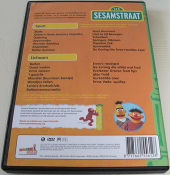 Dvd *** SESAMSTRAAT *** Sport en Lichaam - 1