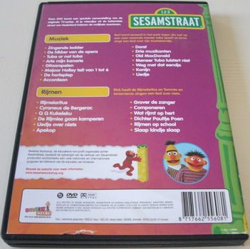 Dvd *** SESAMSTRAAT *** Muziek en Rijmen - 1