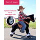 Ponycycle Zwart Paard UX326 | met rem | van 3 tot 5 jaar - 4 - Thumbnail