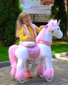 Ponycycle Glitter Unicorn Ux502 voor kinderen vanaf 7 jaar - 0