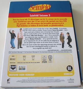 Dvd *** SEINFELD *** 3-DVD Boxset Seizoen 3 - 1