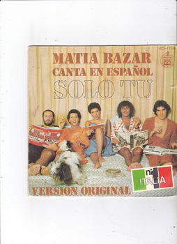 Single Matia Bazar - Solo tu - 0