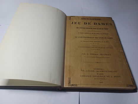 Encyclopédie du jeu de dames, 1855 - 5