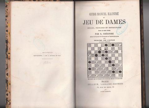 Guide-manuel illustré du jeu de dames - 2