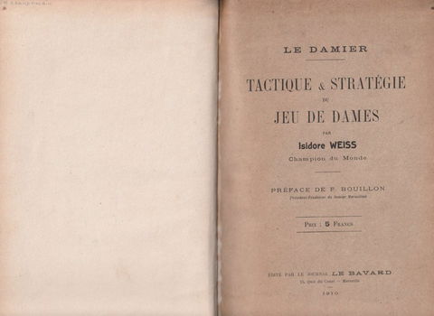 Tactique & Strategie du Jeu de Dames - 4